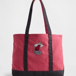 Miami Heat Red and Black Tote Bag NWT